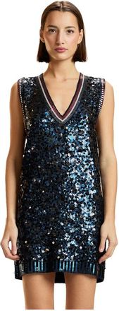 Cynthia Rowley Mujer, Vestidos, Azul, Talla: L