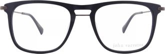 John Varvatos Demo Square Mens Eyeglasses VJV420 0MBL 52