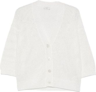 PESERICO V-neck Buttoned Cardigan