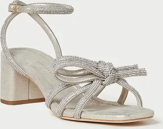 Loeffler Randall Womens Mikel Mid-Heel Sandal In Cappuccino