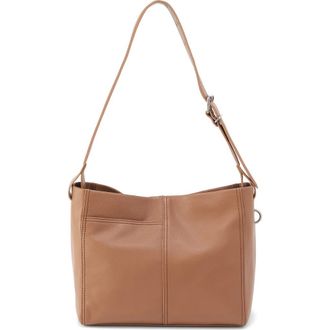 Hobo Render Leather Shoulder Bag in Brown Sugar at Nordstrom