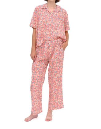 Domi Slim Frenchie Pajama Pants In Isla