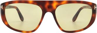 Tom Ford Edward Amber Mask Mens Sunglasses FT1002 53E 58