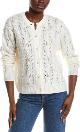 Naadam Naadam Premium Wool & Cashmere-Blend Pointelle Cardigan