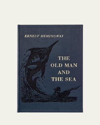 Graphic Image The Old Man and the Sea Leather Bound Book by Ernest Hemingway
