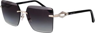 Jimmy Choo London Jc 4018 Zonnebril - Dames - Zonnebrillen - Zwart - 59 MM - Accessoires