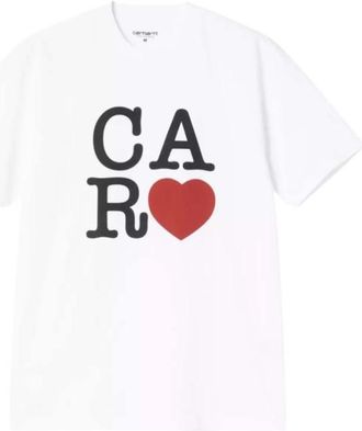 Carhartt Work in Progress White Crew Neck T-Shirt