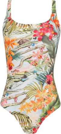 Lygia & Nanny Costume da bagno a fiori - Verde