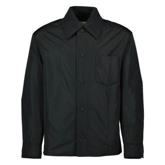 Ami Nylon Shirt Jacket - male - Ami Paris - Casual Shirts - Black - L - Shirts