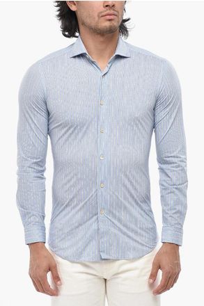 Alessandro Gherardi Striped Shirt With French Collar size 38