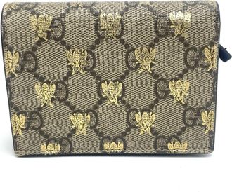 Gucci Beige Gg Supreme Wallet (Bi-Fold) (Pre-Owned)