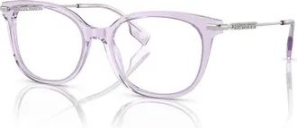 Burberry Square Full Rim Eyeglasses - Purple