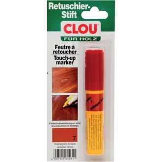 Clou Clou - Rotulador De Retocar Para Madera Nr. 7 Caoba Marr&oacute;n (por 4)