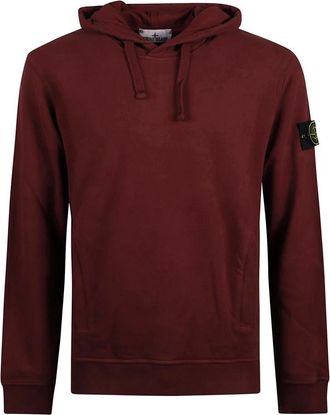 Stone Island Heren, Sweatshirts & Hoodies, Rood, Maat: L
