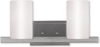 Livex Lighting Livex Astoria 2-Light Brushed Nickel Bath-Light