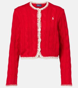 Polo Ralph Lauren Cable-knit cotton cardigan