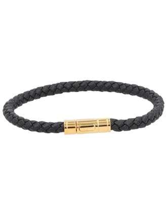 Tom Ford Black Braided Bracelet