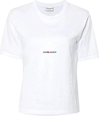 Saint Laurent T-Shirt - Heren - T-shirts - Wit - XL - Tops
