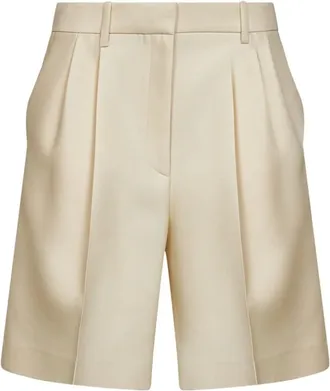 Khaite Donna, Pantaloncini, Beige, S, new