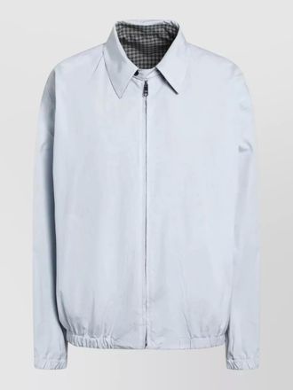 Prada collared jacket elasticated hem lightweight