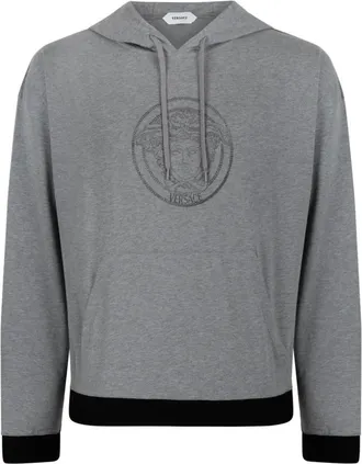 Versace Hombre, Sudaderas, Gris, Talla: S