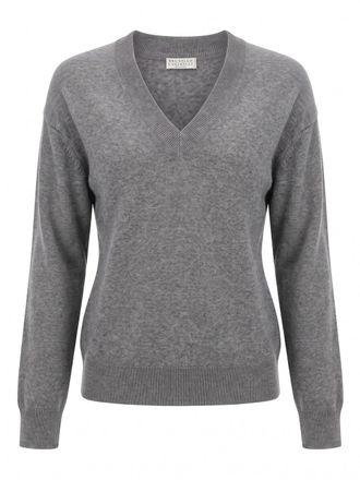 Brunello Cucinelli V-Neck Cashmere Sweater