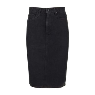 Paige Denim Pencil Skirt - female - PAIGE - Denim Skirts - Black - W26 - Skirts