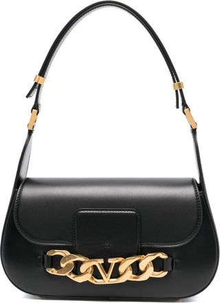 Valentino Garavani Black VLogo Shoulder Bag