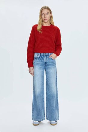 Pistola Denim Jadyn Low Slung Palazzo Jeans In Runyon Wash