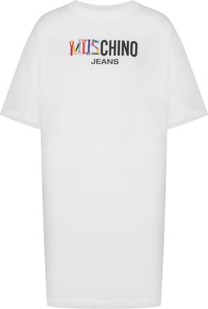 Moschino Abito con logo - Bianco