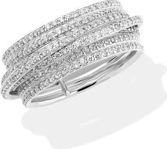 Lana Jewelry Pav&eacute; Diamond Kinetic Ring in White Gold at Nordstrom, Size 7