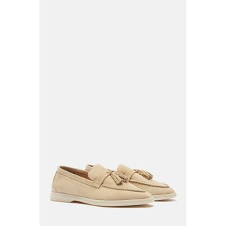 Scarosso Leandra Loafers in Butter - Suede at Nordstrom, Size 39.5