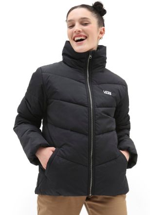 Vans Steppjacke VANS FOUNDRY PUFF MTE, Damen, Gr. L, schwarz, Obermaterial: 100% Polyester. Futter: 100% Polyester. Wattierung: 100% Polyester, Basic h&uuml;ftl
