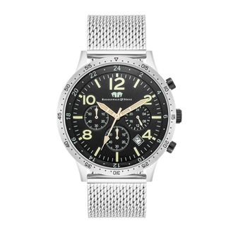 Rhodenwald & Söhne Mens Male Stainless steel Watch 43,8 mm - Silver Stainless Steel (archived) - One Size