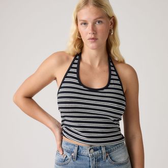 Levi's Ella Halter Top - Womens - XS - Black