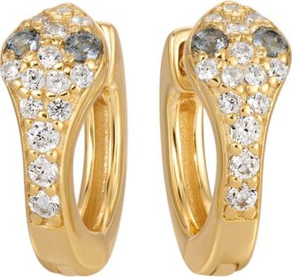 Native Gem Snake Charmer Huggie Hoop Earrings in Gold at Nordstrom