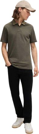 HUGO BOSS Heren Delaware Denim Slim Jeans (Zwart)