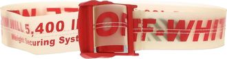 Off-white Off White Industri&euml;le kunststof riem (Rood)