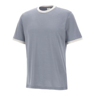 Eleventy T-Shirts, male, Gray, Size: 3XL Giza Cotton Jersey T-shirt
