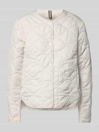 Camel Active Steppjacke mit Rundhalsausschnitt in Offwhite, Gr&ouml;&szlig;e 34