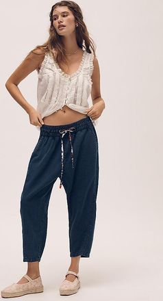 Pilcro Mid-Rise Cotton Harem Jeans