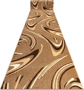 RugsX Rugsx - Alfombra De Pasillo Karmel Fryz - Coffee Marr&oacute;n Claro 120 Cm Brown 120x1050 Cm
