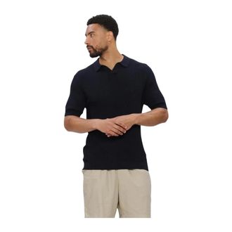 Saint Steve Saint Steve - Evan-S Polo - Heren - Tops - Blauw - Maat: L Katoen