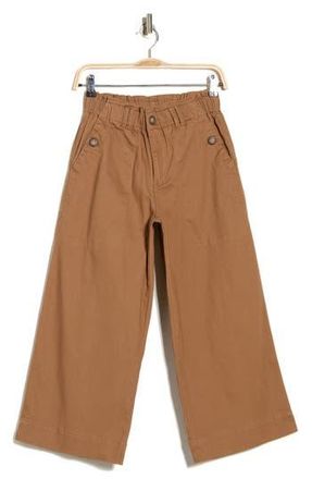 Democracy High Waist Crop Wide Leg Pants in Candied Walnut at Nordstrom Rack, Size 16P