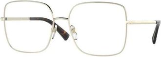 Valentino Gouden Montuur Bril - unisex - Brillen - Geel - 56 MM - Accessoires
