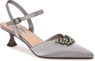 Lady Couture Classy Pointed Toe Pump in Pewter at Nordstrom Rack, Size 13