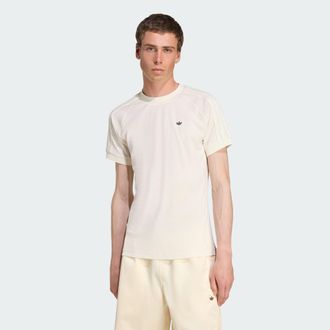 adidas Originals ADIDAS Originals Mens Premium Cali Tee - Cream - Size X-Small