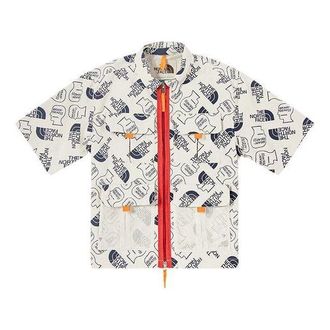 The North Face X Brain Dead 76 Boxy Ss Mountain Shirt White 529V-WF4