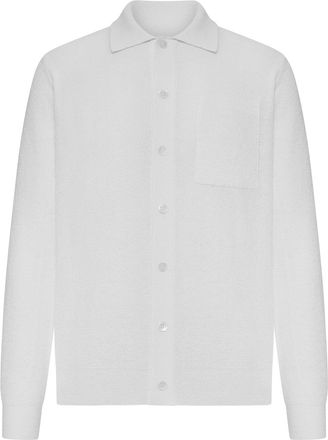 Roberto Collina MILITARY STITCH COTTON AND LINEN BLEND SHIRT - Roberto Collina - Man
