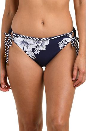 La Blanca Mariner Side Tie Bikini Bottoms in Indigo at Nordstrom, Size 10